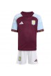 Aston Villa Harvey Elliott #9 Jalkapallovaatteet Lasten Kotipeliasu 2025-26 Lyhythihainen (+ Lyhyet housut)